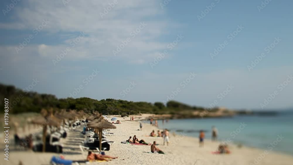 beautiful beach scene in mallorca spain beautiful beach scene in mallorca spain
