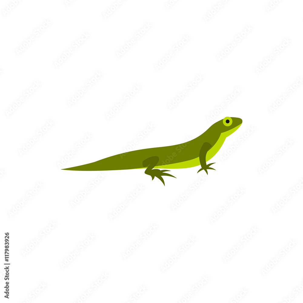 Fototapeta premium Triton icon in flat style on a white background