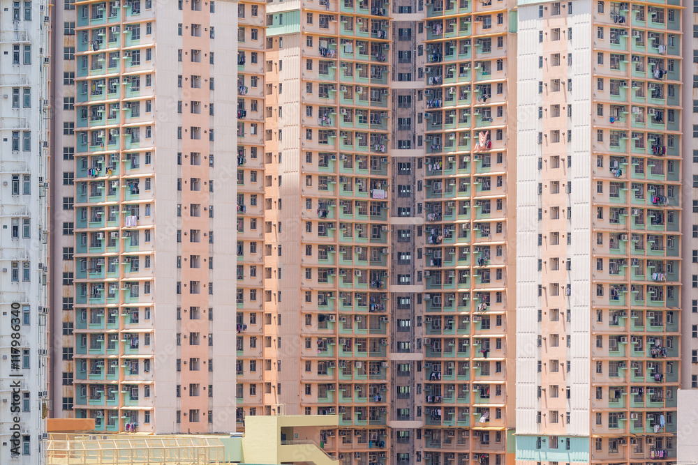 Residential building facade