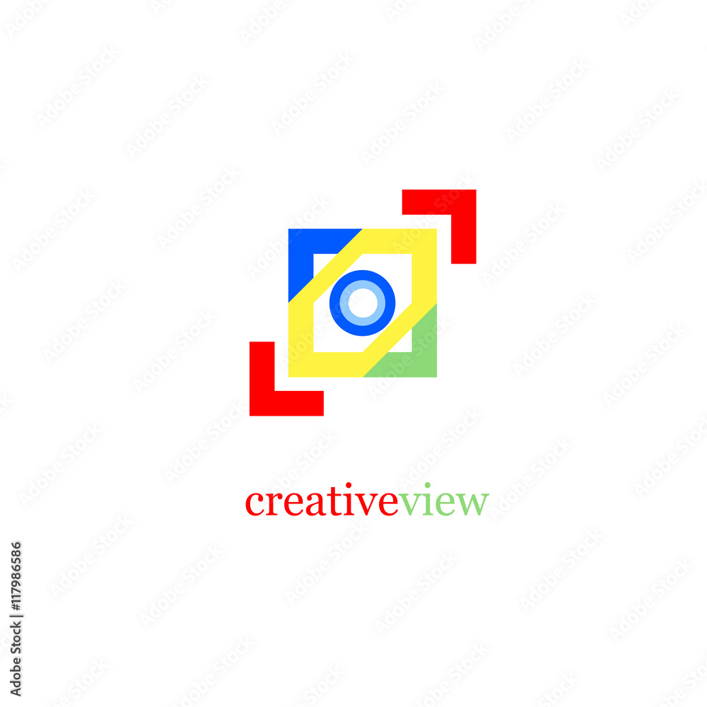 Creative view Logo, bright media Logo, Vector icon Creative view Logo, bright media Logo, Vector icon
