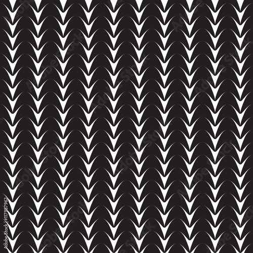 Classic monochrome decor.  Endless abstract elements.  Geometric simple seamless art.  Modern repeating wallpaper.  Graphic minimalist elegant print.  Vector.
