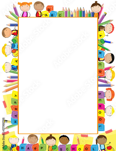 Colored frame for children