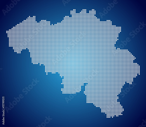The Belgium Map - Pixel 