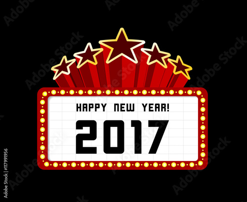 New Year marquee 2017