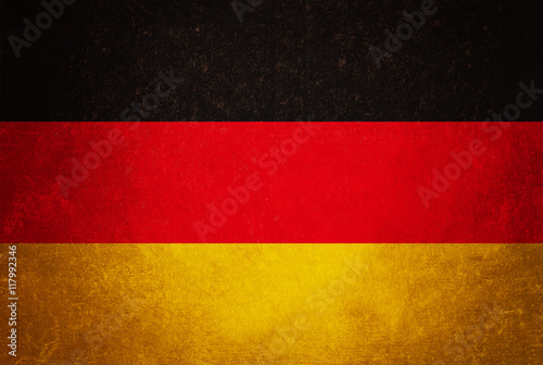 Deutschland Flagge mit Grunge Textur