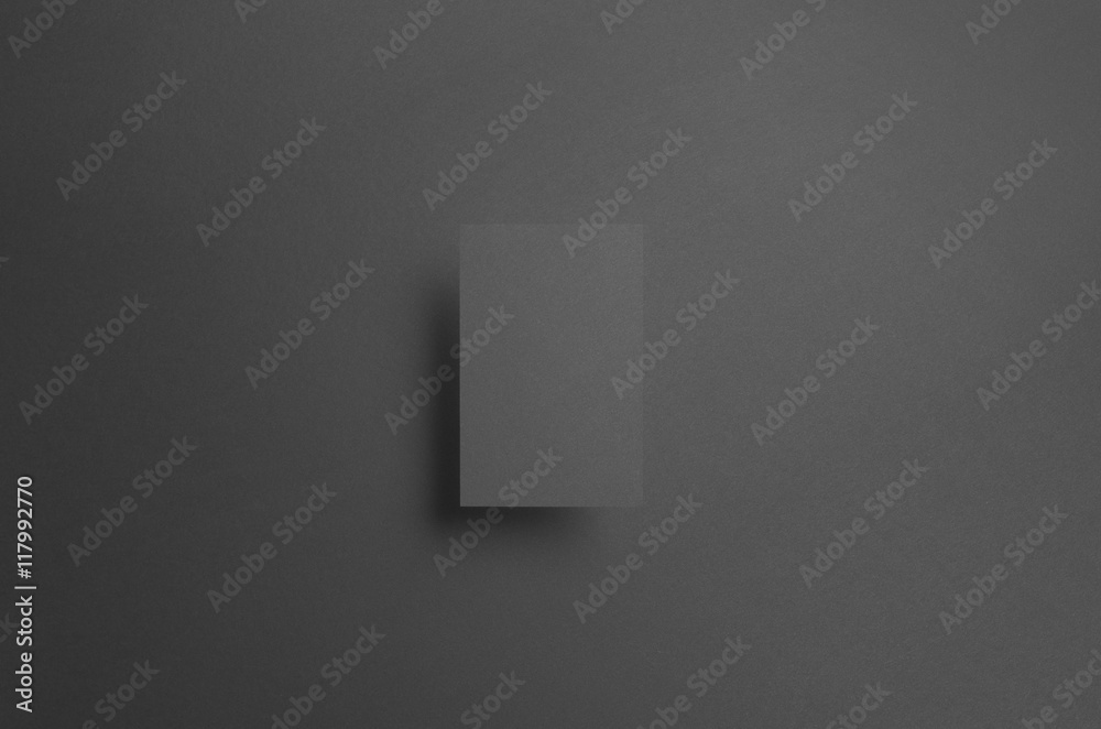 Black Business Card Mock-Up (85x55mm) Black Business Card Mock-Up (85x55mm)