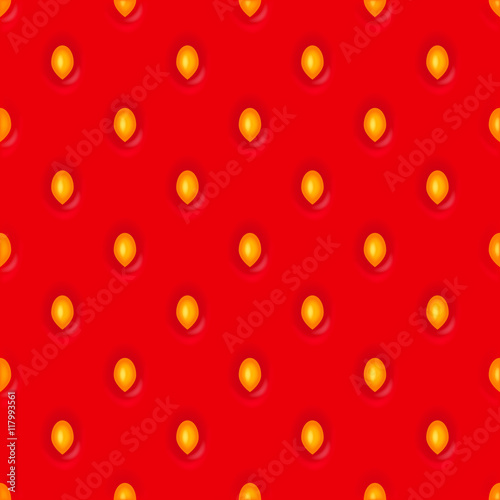 Strawberry seamless pattern vector illustration