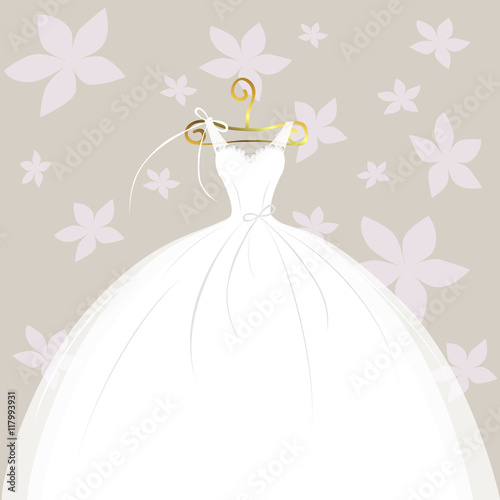 Beautiful wedding dress