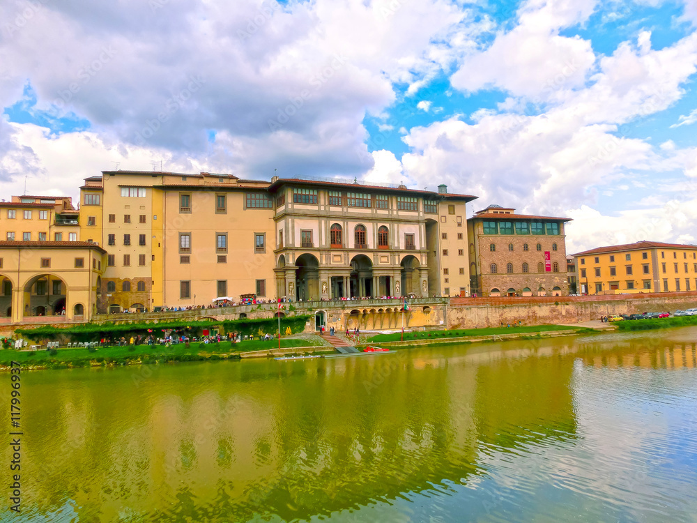 Arno river in Florence, Italy