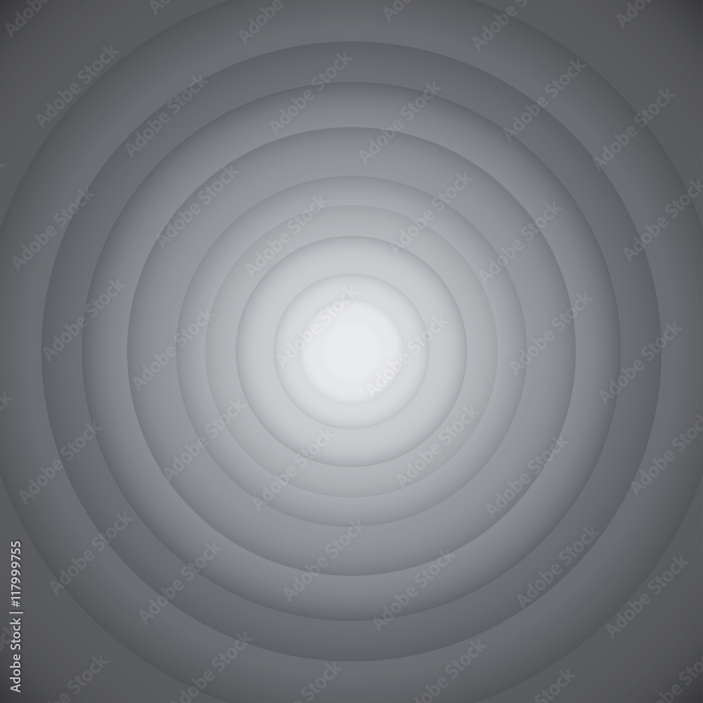 Fototapeta premium Gray round abstract background.