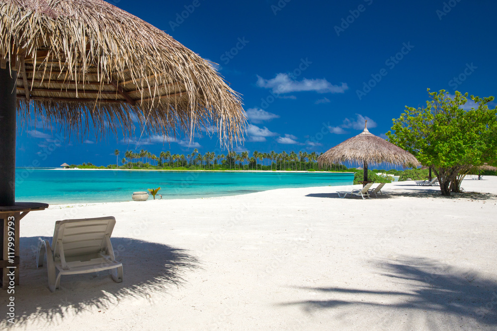 tropical beach in Maldives