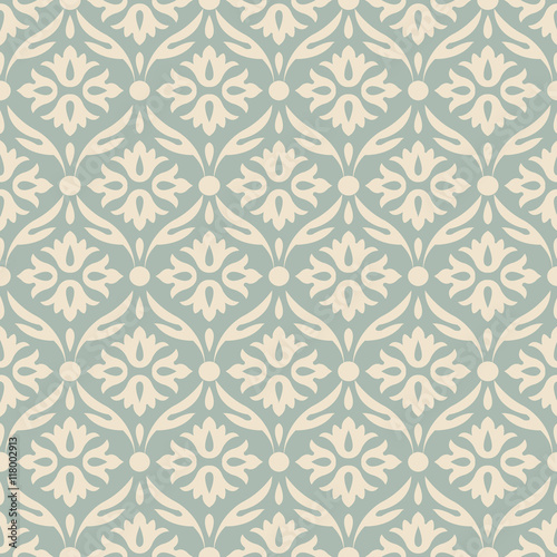 Antique seamless background 473 primitive curve round cross flower