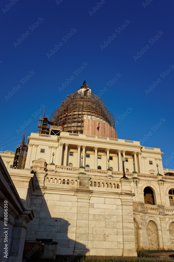 Reconstruction of the United States Capitol Washington DC