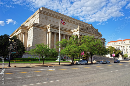 National Archives Building in Washington DC photo