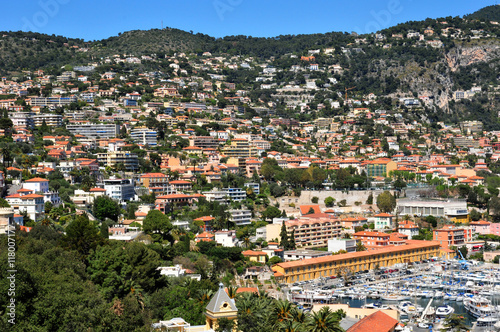 Villefranche sur Mer, France - april 19 2016 : seaside photo