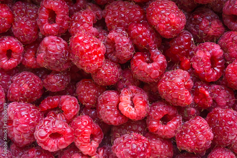 Fresh raspberries background Fresh raspberries background