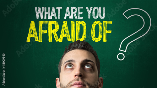 Slika na platnu What Are You Afraid Of?