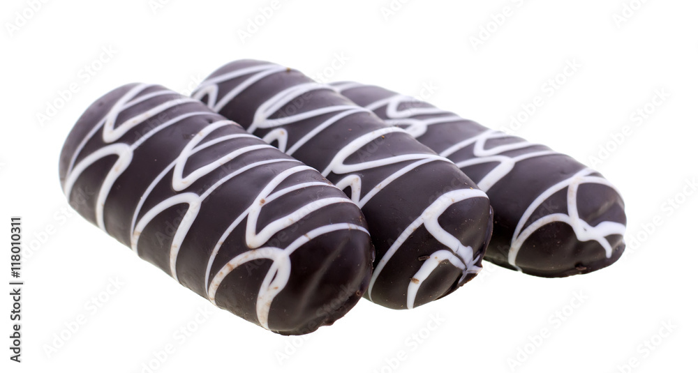 chocolate cookie isolated on a white background chocolate cookie isolated on a white background