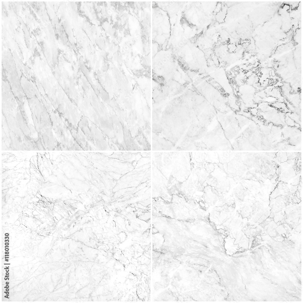 Naklejka premium White marble texture abstract background pattern with high resol