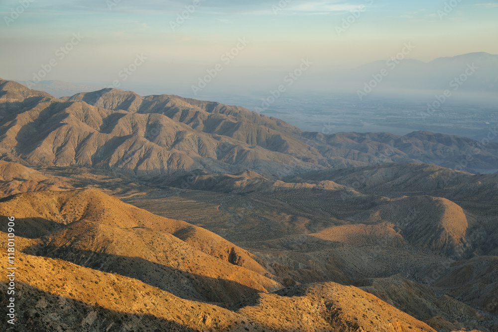 Mojave desert from Inspiration point