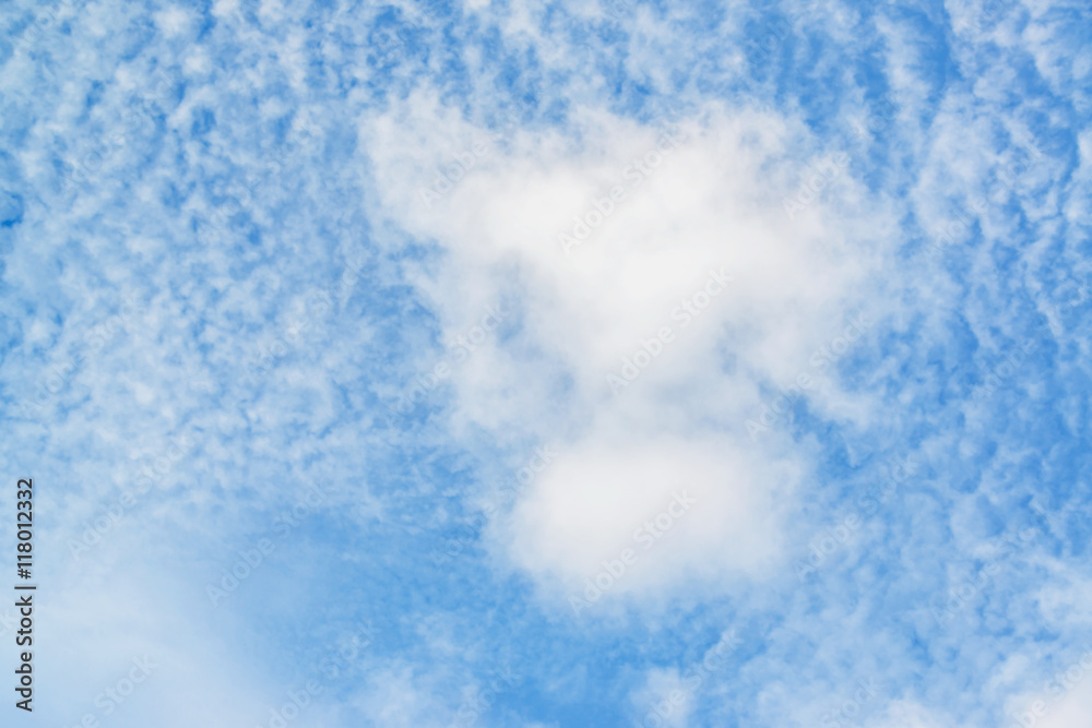 Blue sky and white clouds Blue sky and white clouds