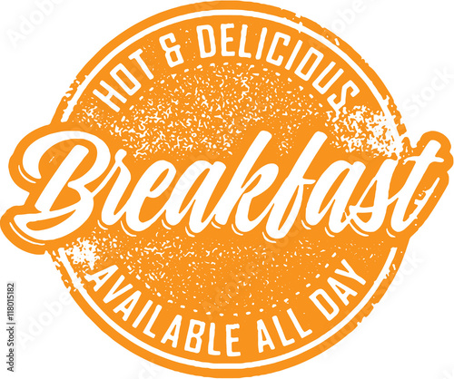 Vintage Breakfast Restaurant Sign