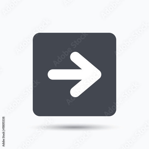 Arrow icon. Next navigation sign.