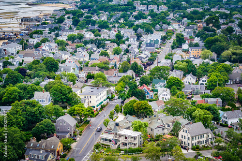 View of Provincetown from the Pilgrim s Monument  in Provincetow