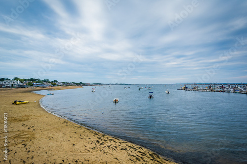 View of beach in Provincetown  Cape Cod  Massachusetts.