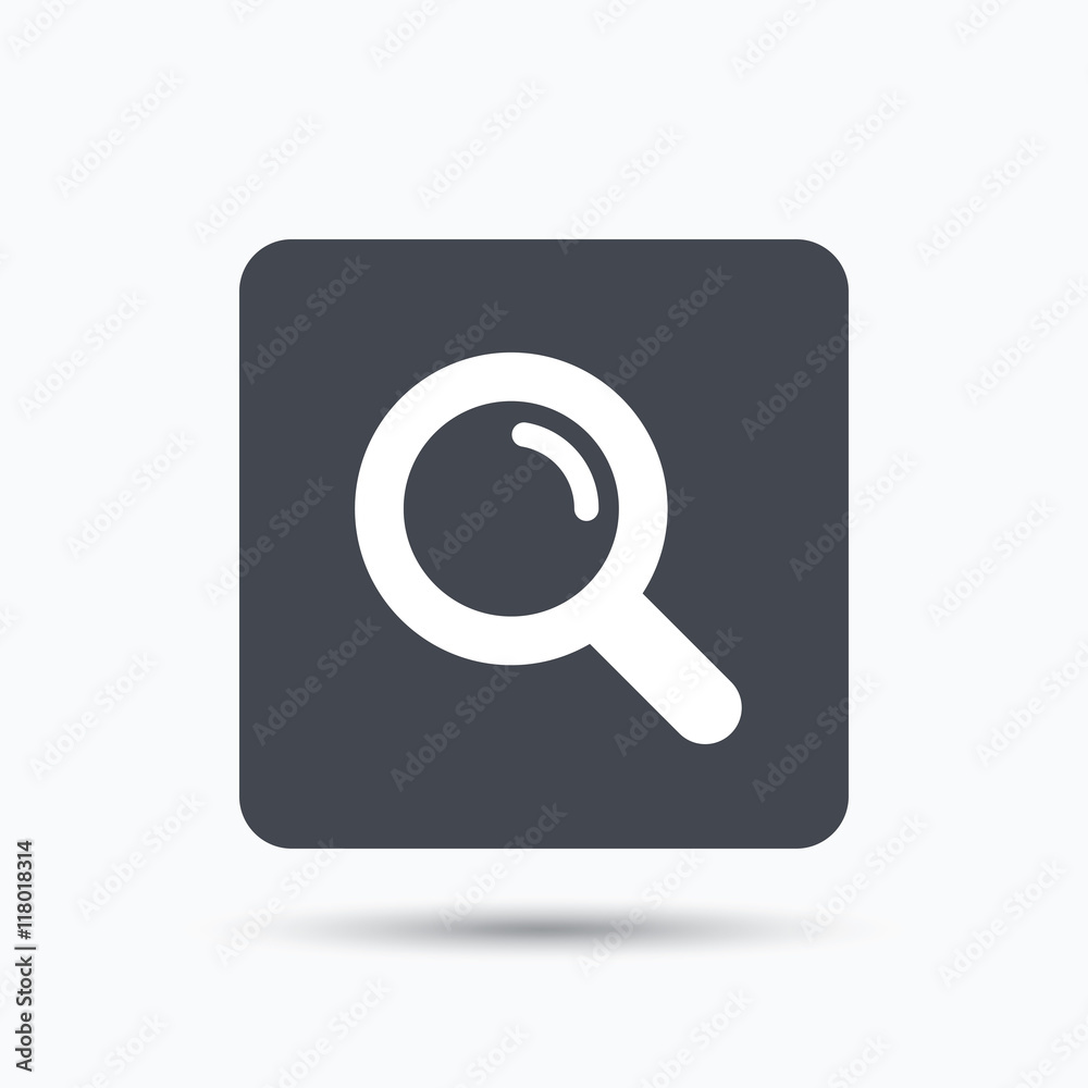 Magnifier icon. Search magnifying glass sign. Magnifier icon. Search magnifying glass sign.