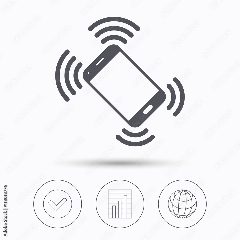Smartphone call icon. Mobile phone. Smartphone call icon. Mobile phone.