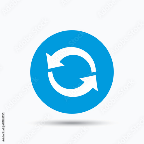 Update icon. Refresh or repeat sign.