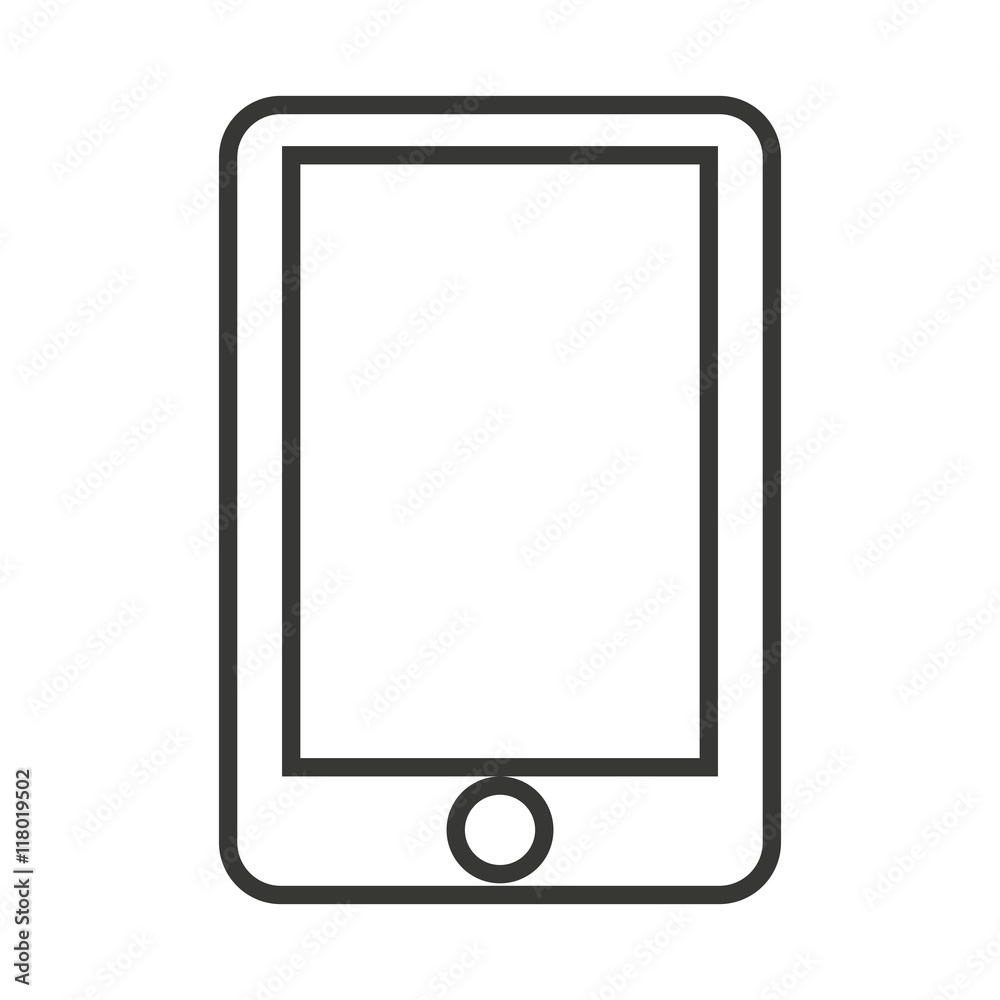 smartphone technology isolated icon smartphone technology isolated icon