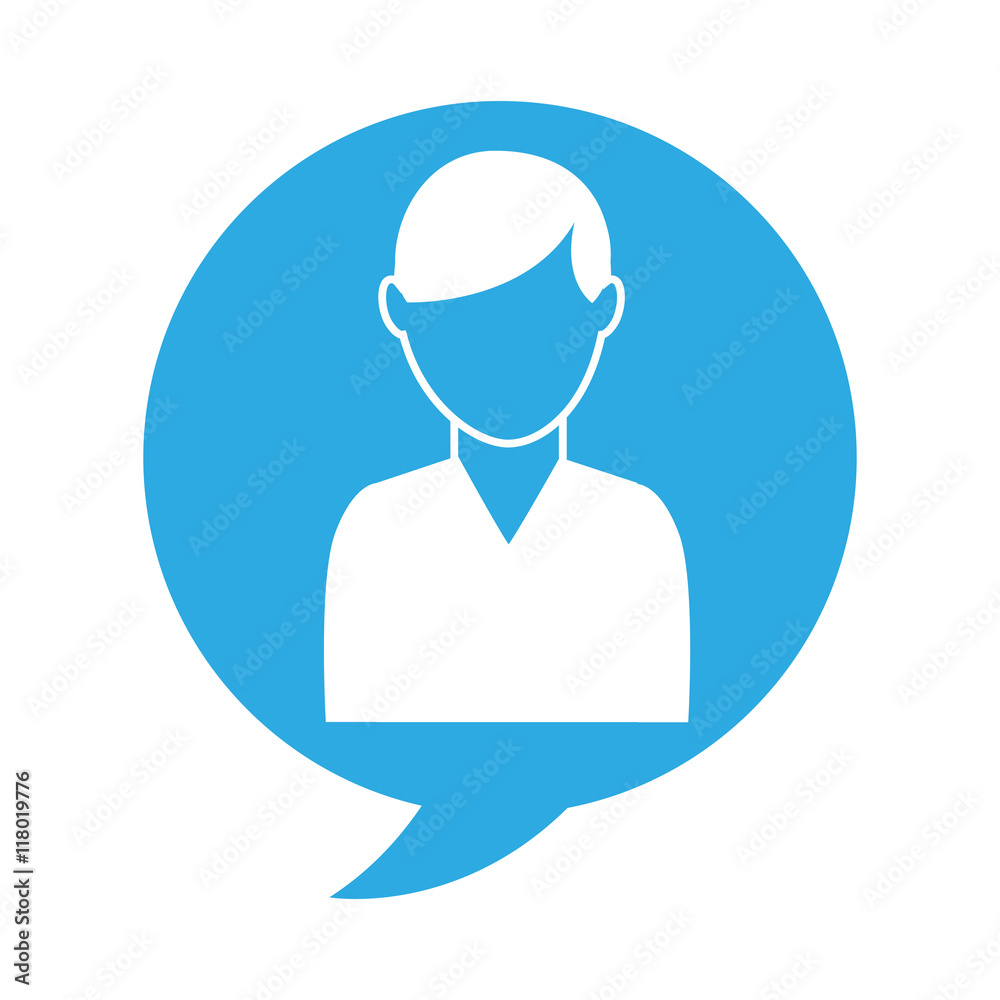 avatar person in speech bubble avatar person in speech bubble