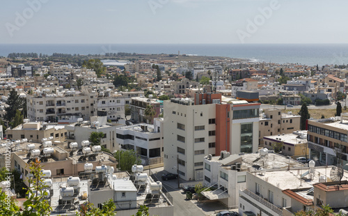 Paphos cityscape in Cyprus