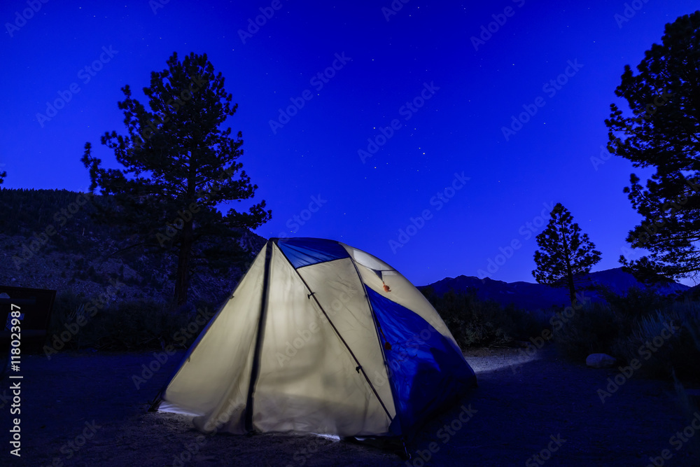 Camping in the June Lake Loop