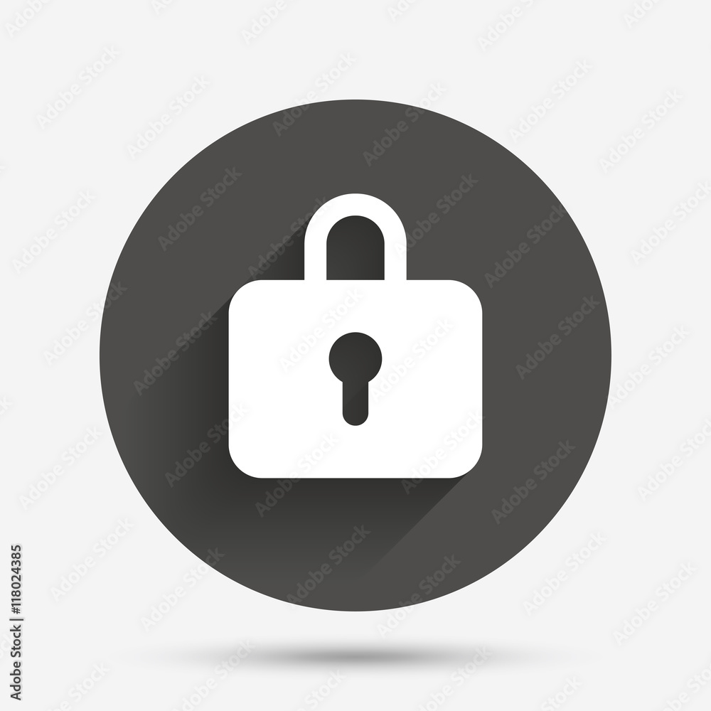 Lock sign icon. Locker symbol. Lock sign icon. Locker symbol.
