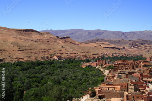 Village in Dades Valley, Morocco
