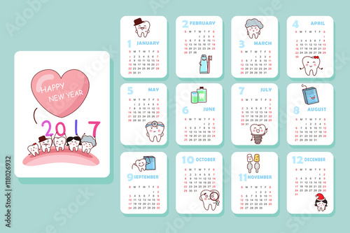  happy new year with tooth