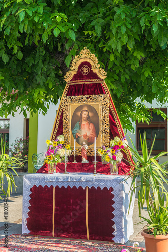 Maria Ascension procession Oberperfuss, Austria. photo