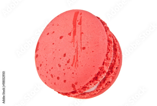 Macaroon isolated on a white background