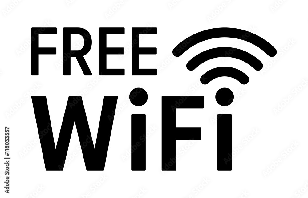 Free WiFi hotspot wireless signal flat icon for apps and websites Free WiFi hotspot wireless signal flat icon for apps and websites