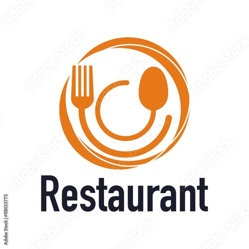 Restaurant logo cutlery designs