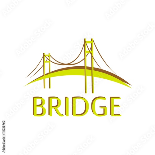Bridge vector logo icon