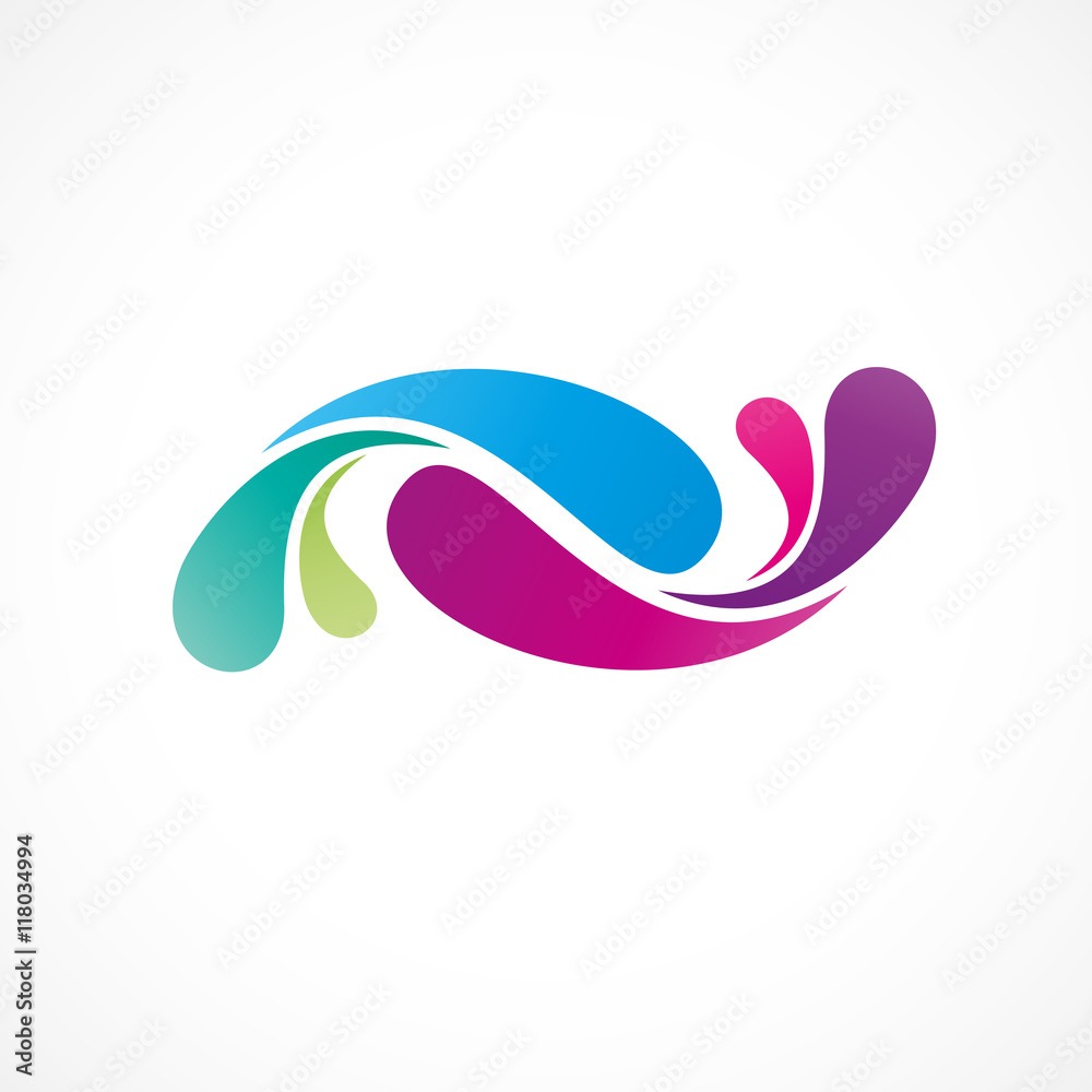 Naklejka premium logo design