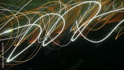 Light effects on long exposure