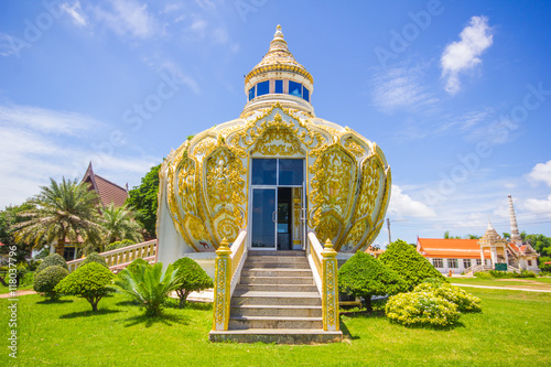 Pavilion (Bat Bo Holy Father money) Wat Yang Khoi Kluea at Phichit Thailand. photo