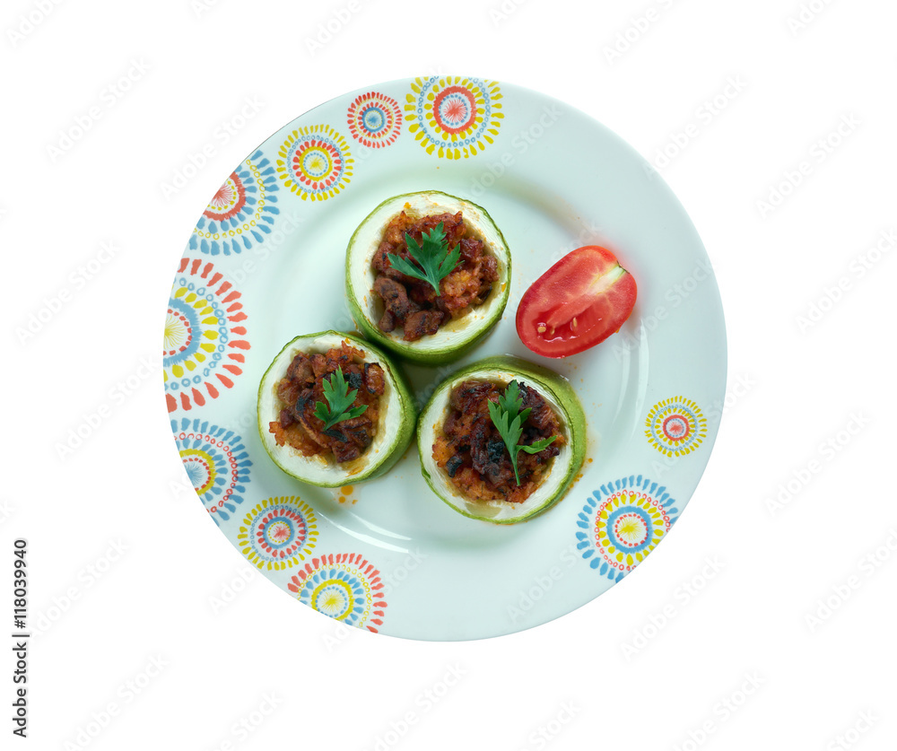 Turkish zucchini stuffed Turkish zucchini stuffed