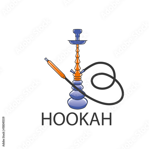 vector logo hookah