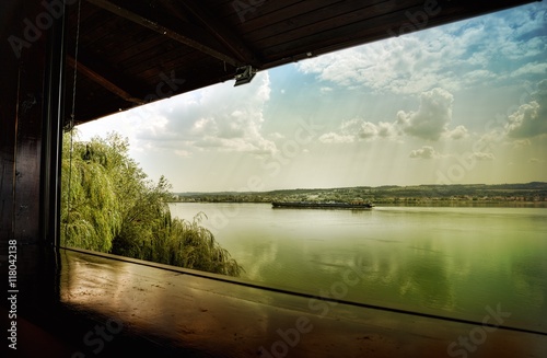 Danubio river window